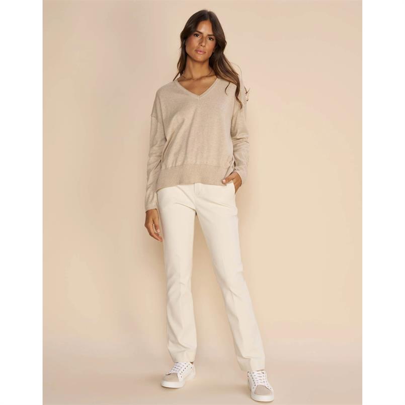 Mos Mosh Ellen night pant 180 Ecru