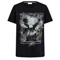 Mos Mosh Elli o-ss tee 801 Zwart