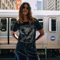 Mos Mosh Elli o-ss tee 801 Zwart