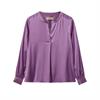 Mos Mosh Enfa satin blouse 257 Paars