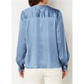 Mos mosh Enfa satin blouse 765 Blauw