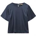 Mos Mosh Evie ss satin blouse 468 Donkerblauw
