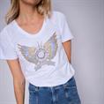 Mos Mosh Gethi deco tee 101 Wit