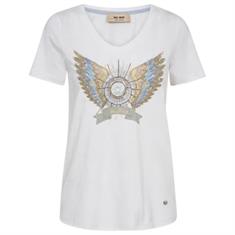 Mos Mosh Gethi deco tee 101 Wit