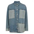 Mos Mosh Lydia block shirt 493 Blauw