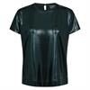 Mos Mosh Nivola o-neck metallic tee 568 Donkergroen