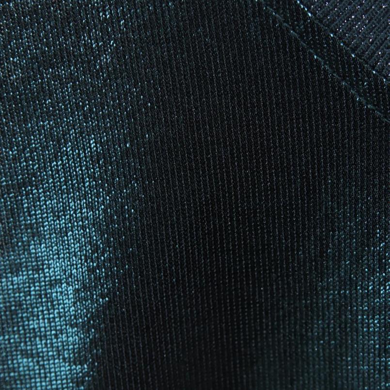 Mos Mosh Nivola o-neck metallic tee 568 Donkergroen