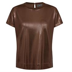 Mos Mosh Nivola o-neck metallic tee 910 Terra
