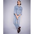 Mos Mosh Pen ice rivet jacket 417 Blauw