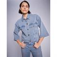 Mos Mosh Pen ice rivet jacket 417 Blauw