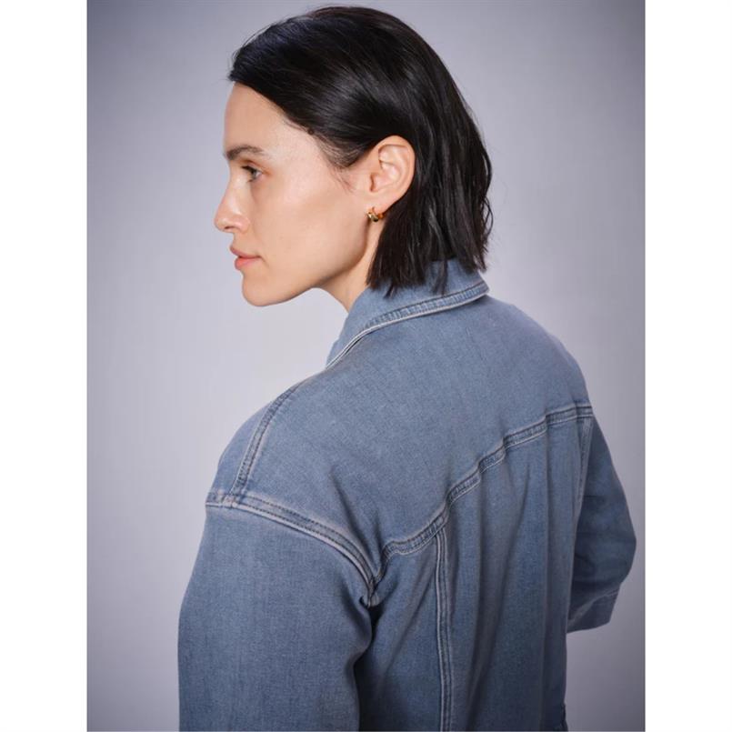 Mos Mosh Pen ice rivet jacket 417 Blauw