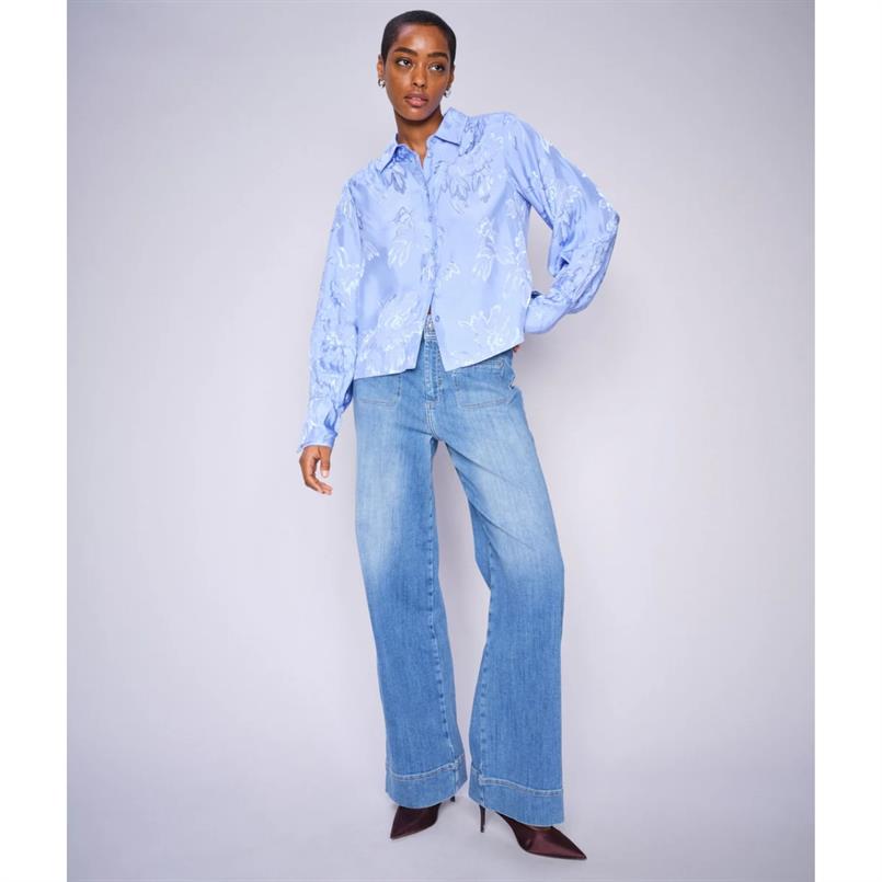 Mos Mosh Soey grendel jeans 401 Blauw