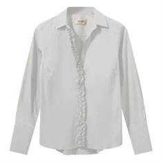 Mos Mosh Sybel satin shirt 101 Wit