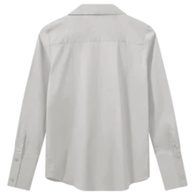 Mos Mosh Sybel satin shirt 101 Wit