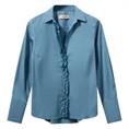 Mos Mosh Sybel satin shirt 765 Blauw