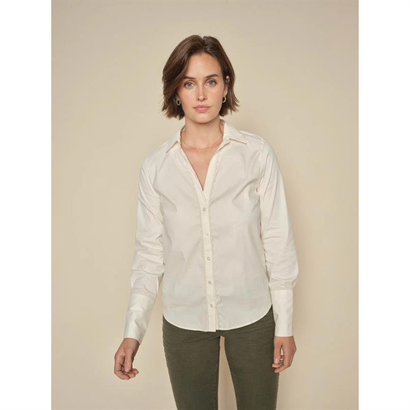 Mos Mosh Sybel wave shirt 180 Ecru