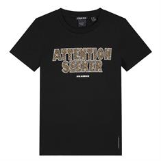 Nik &amp; Nik Girls Attention t-shirt 9000 Zwart