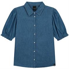 Nik &amp; Nik Girls Franny denim blouse 7010 Blauw
