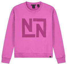 Nik &amp; Nik Girls Penny logo sweater 4080 Fuchsia