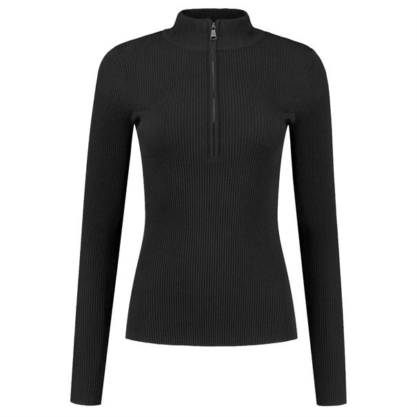 Nikkie Jolie ski top Zwart Truien Truien en Vesten Zwarte Trui jolie Dames Truien & Vesten | KLEDING.nl