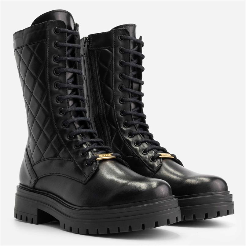 Nikkie Pebbel boots 9000 Zwart