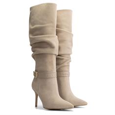 Nikkie Suede high boots 2535 Beige