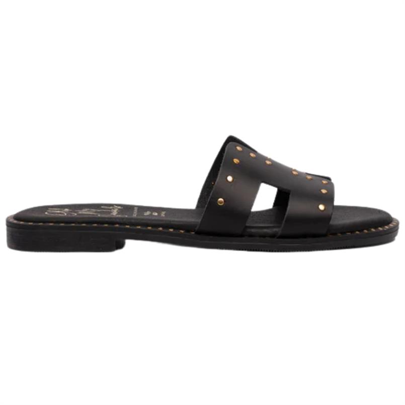Oh My Sandal Vaqueta negro Zwart