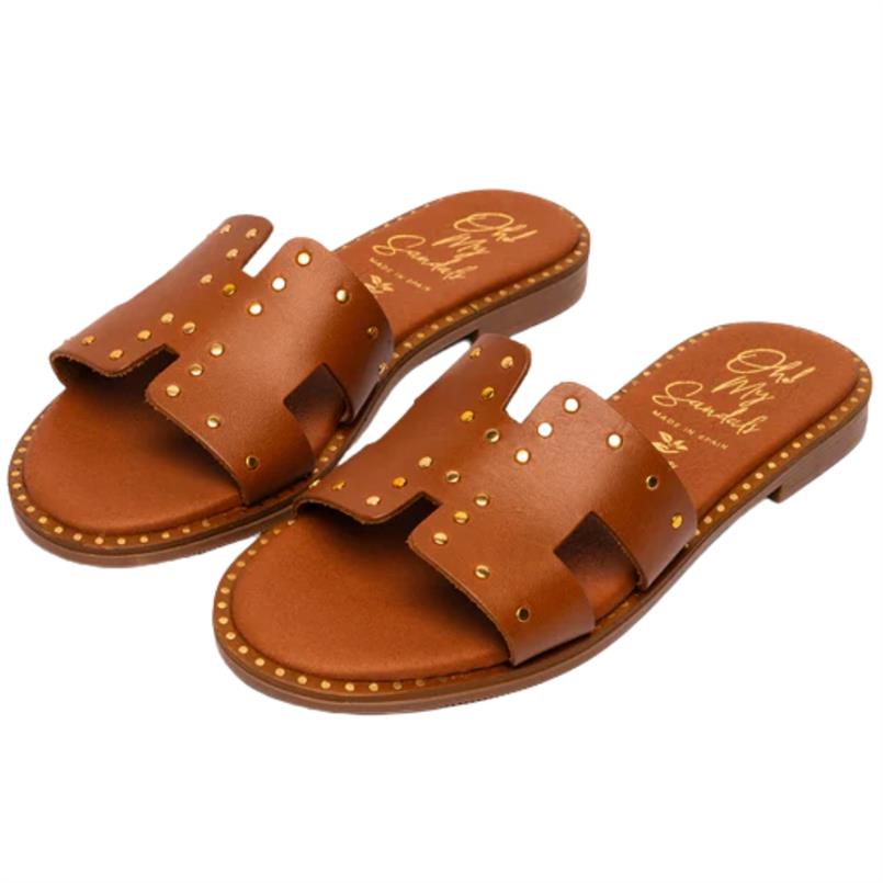 Oh My Sandal Vaqueta roble Bruin
