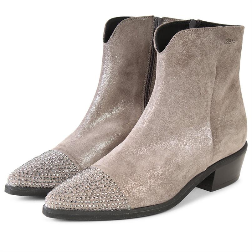 Roberto d&#39;Angelo Harley 7673 borchie strass Taupe