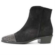 Roberto d&#39;Angelo Tony extra velour nero-borchie Zwart