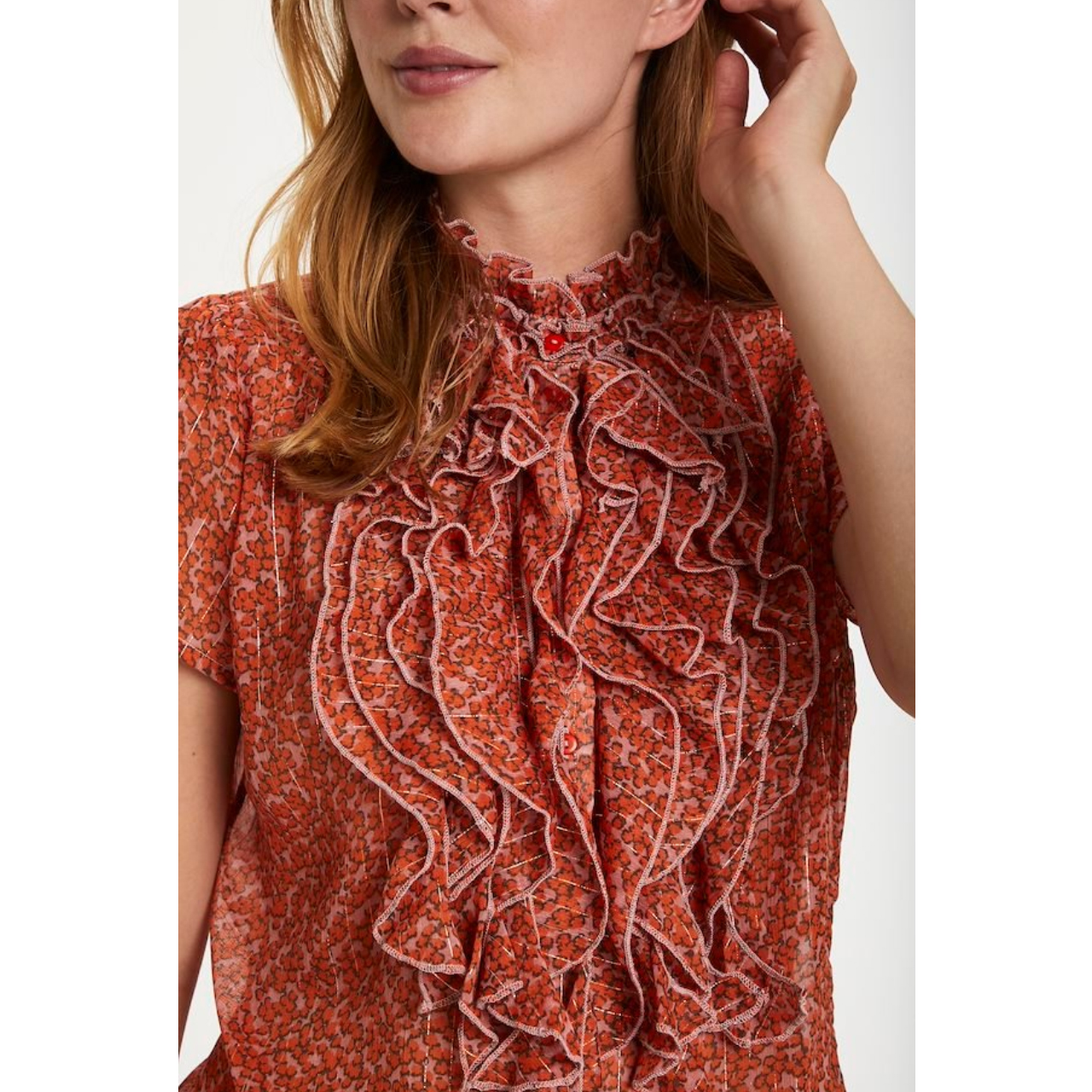 Saint tropez Xelinasz lilly ss shirt Oranje - Shirts ...