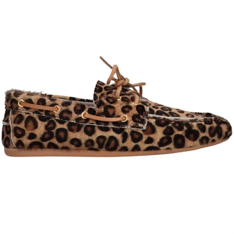 Tango Jeanne multi pony loafer Leopard