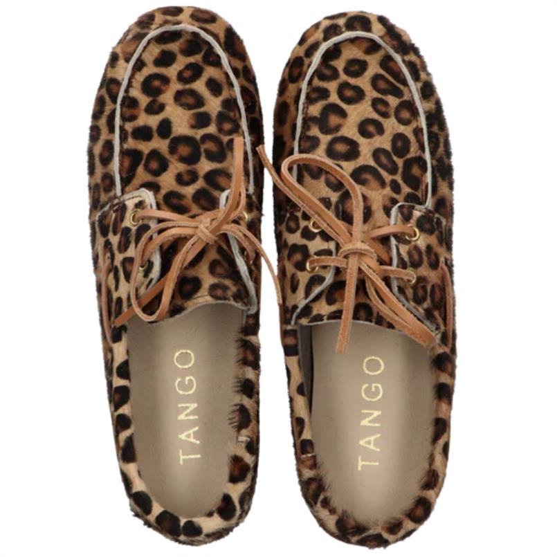 Tango Jeanne multi pony loafer Leopard