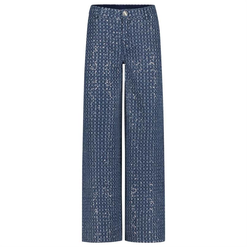 Tramontana 5-pocket sequin denim trousers Jeans