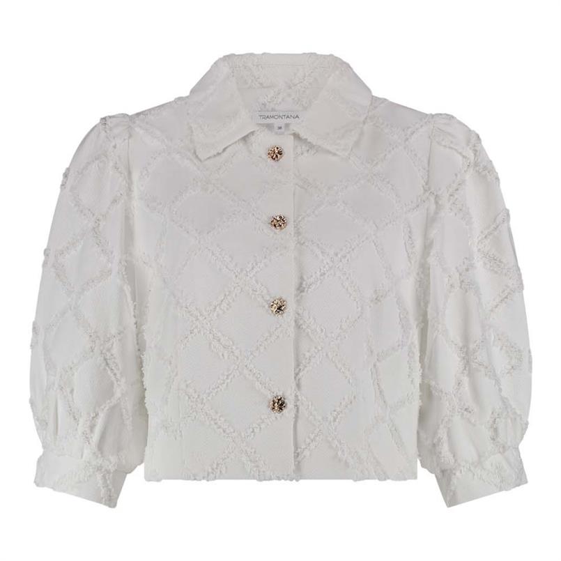 Tramontana Fancy denim jacket Transparant