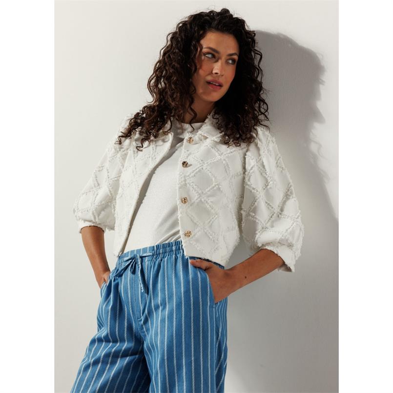 Tramontana Fancy denim jacket Transparant