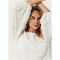 Tramontana Fancy woven top Transparant