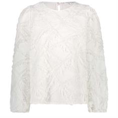Tramontana Fancy woven top Transparant
