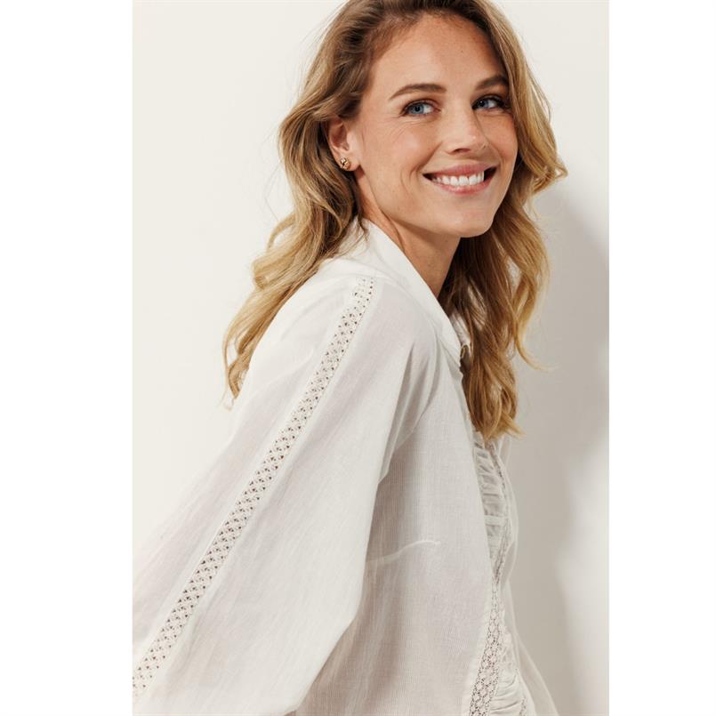 Tramontana Gathered detail blouse Transparant