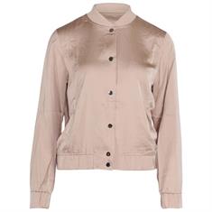 Tramontana Hammered-satin bomber jacket Zand
