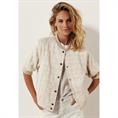 Tramontana Jacquard bomber jacket Transparant