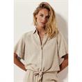 Tramontana Knot-deatailed blouse Zand