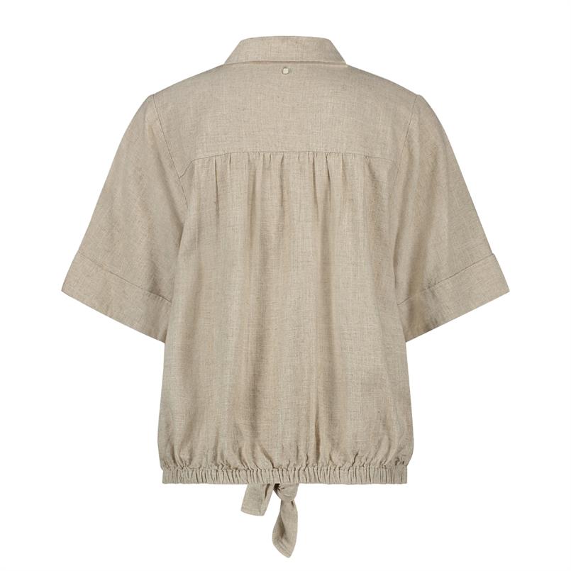 Tramontana Knot-deatailed blouse Zand