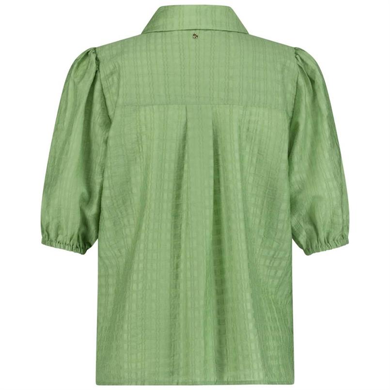 Tramontana Lurex denim jacket Lichtgroen