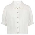 Tramontana Lurex denim jacket Transparant