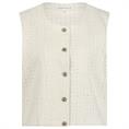 Tramontana Lurex denim vest Transparant