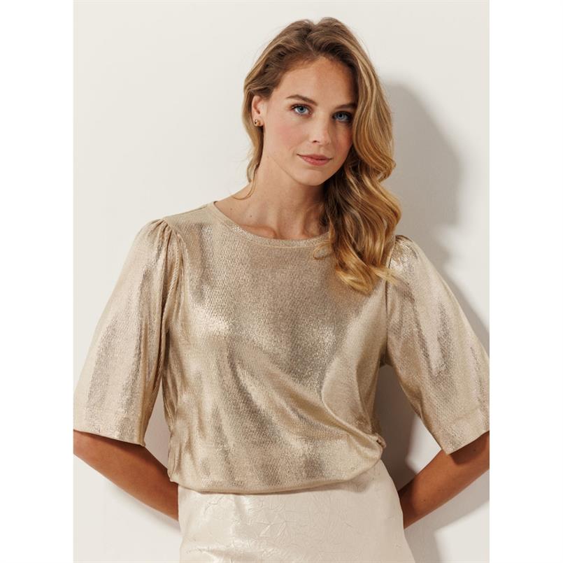 Tramontana Metallic-coated top Zand
