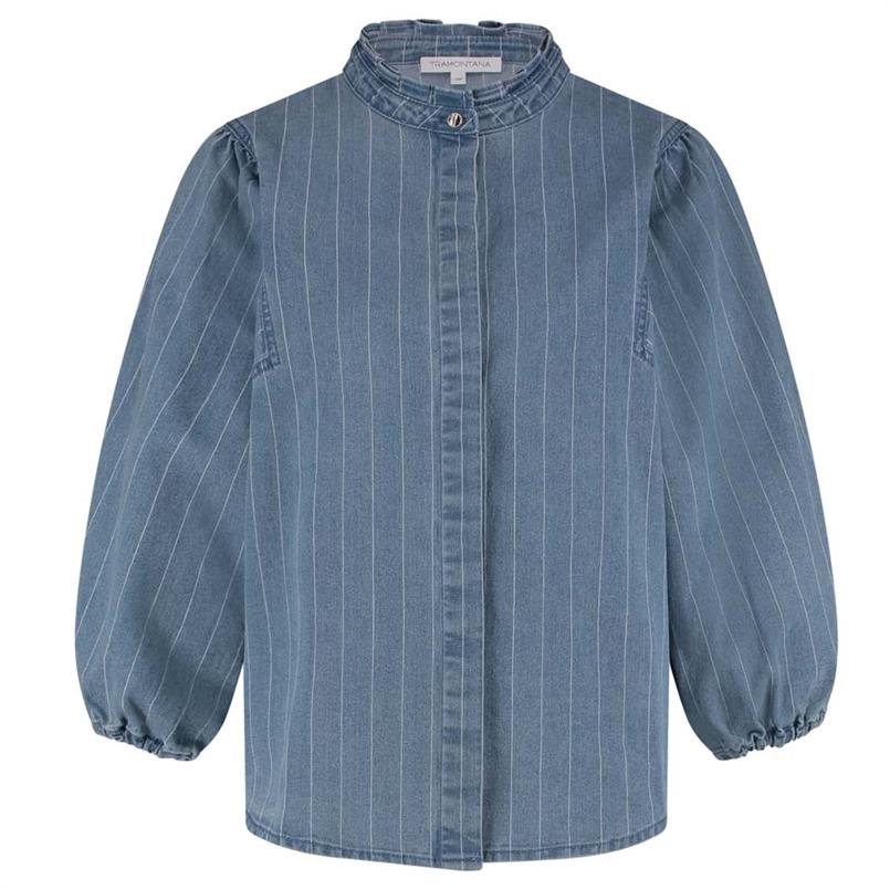 Tramontana Pinstripe denim blouse Jeans