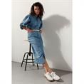Tramontana Pinstripe denim maxi skirt Jeans