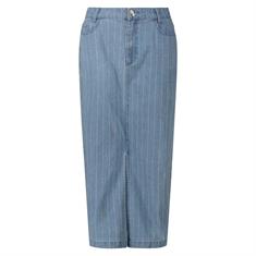 Tramontana Pinstripe denim maxi skirt Jeans